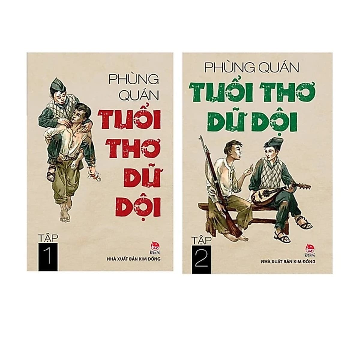 Bìa sách Combo 2 cuốn Tuổi thơ dữ dội