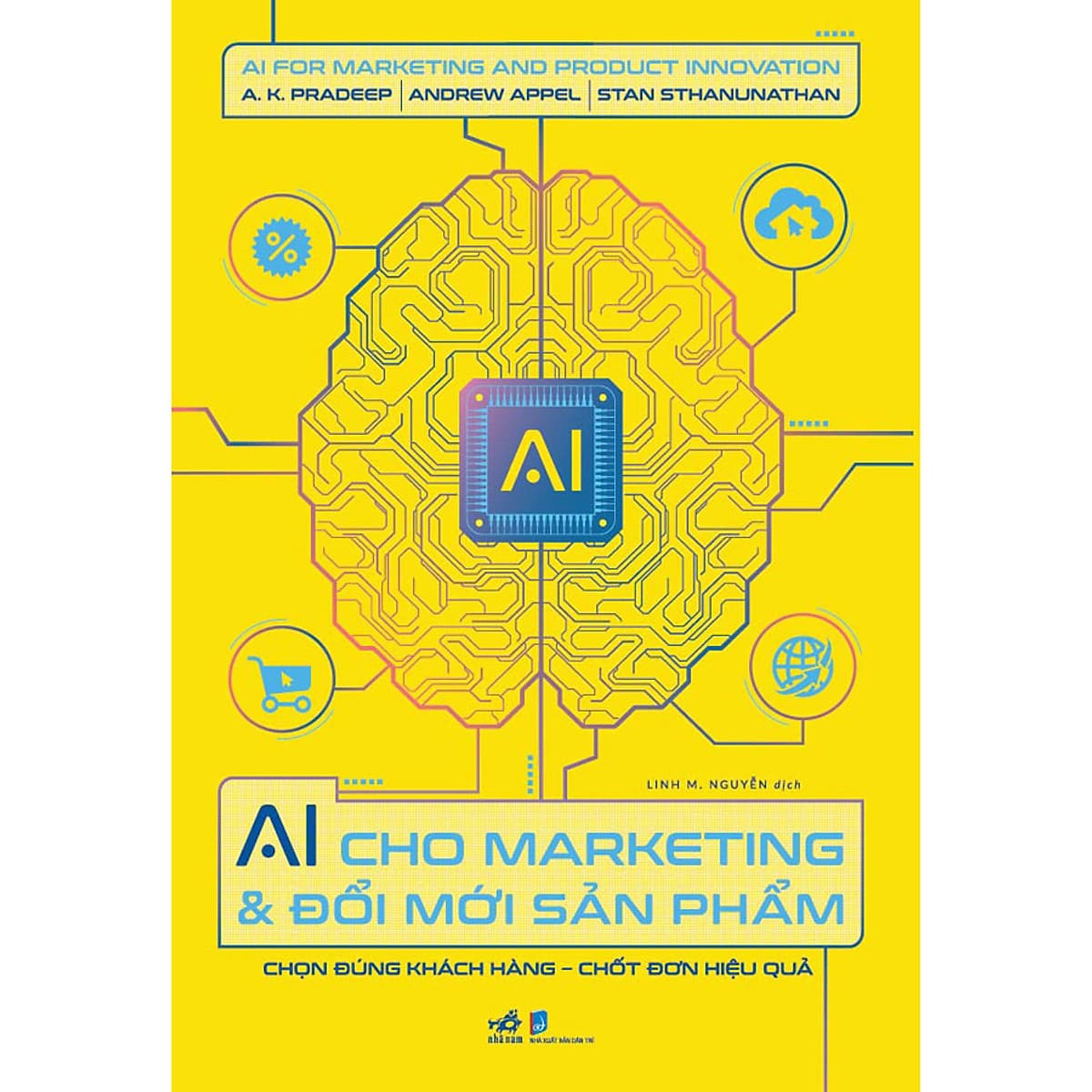 Bìa sách AI Cho Marketing Và Đổi Mới Sản Phẩm