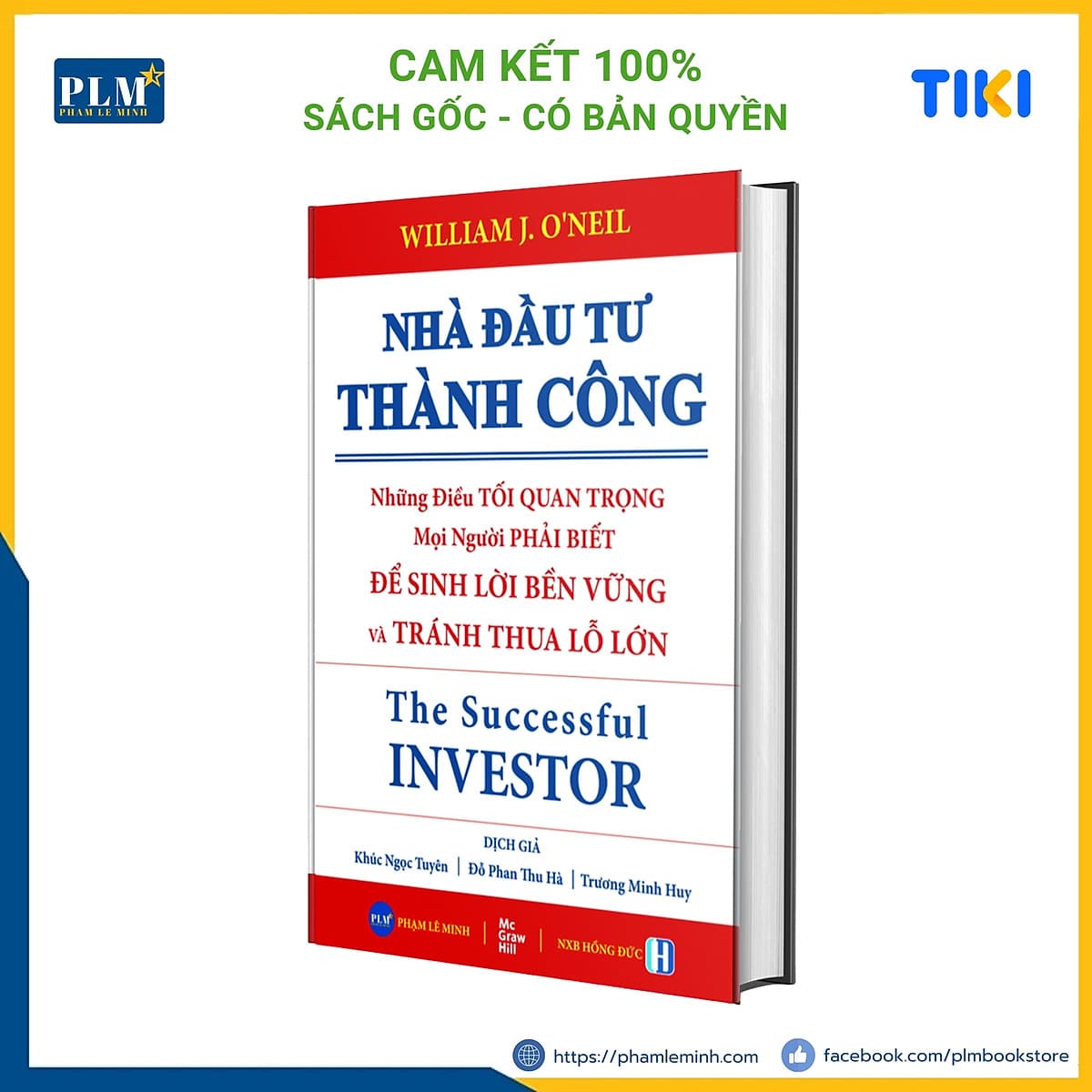 Bìa sách NHÀ ĐẦU TƯ THÀNH CÔNG - Những Điều TỐI QUAN TRỌNG Mọi Người Phải Biết ĐỂ SINH LỜI BỀN VỮNG và TRÁNH THUA LỖ LỚN (The Successful INVESTOR)