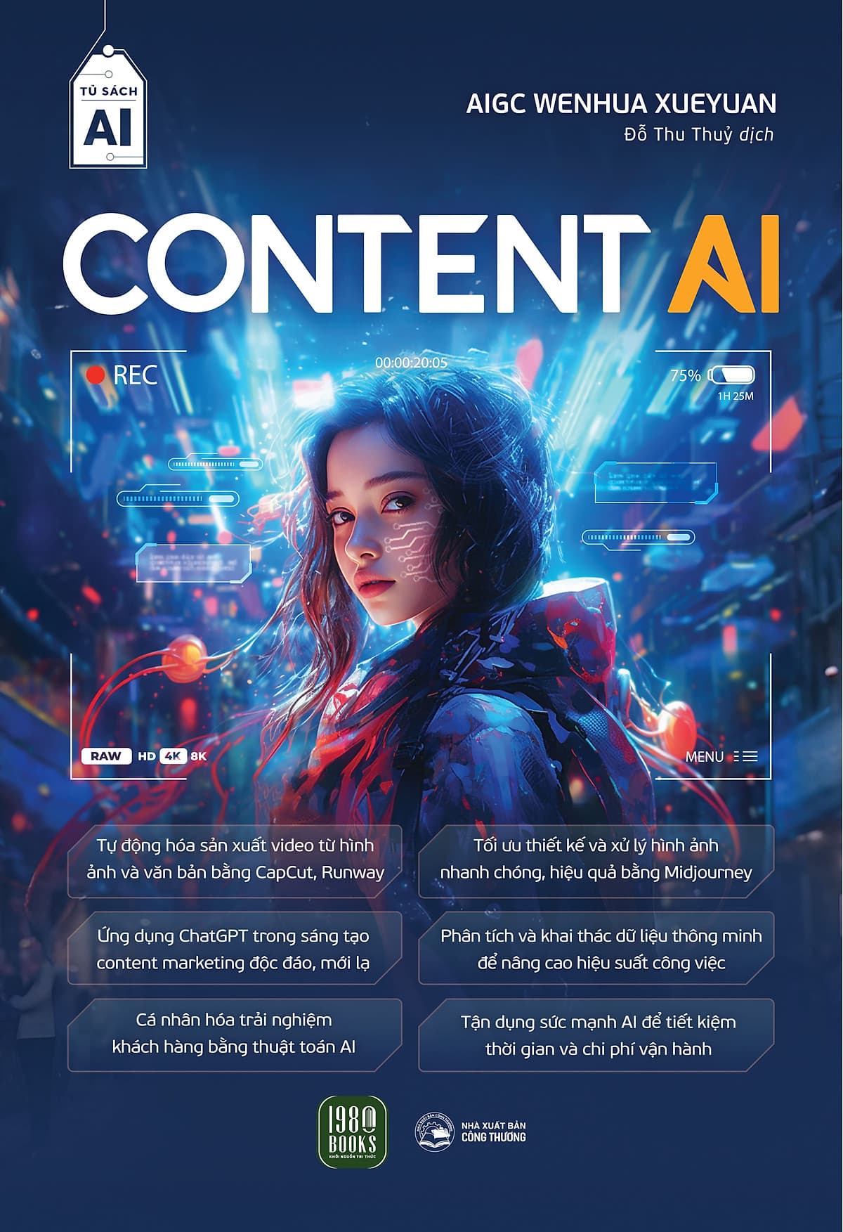 Bìa sách Content AI