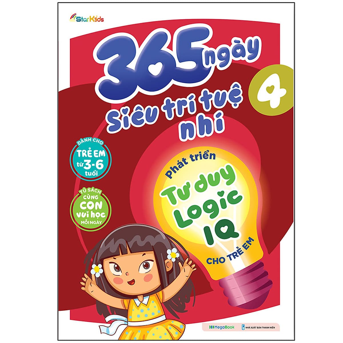 Bìa sách 365 ngày siêu trí tuệ nhí - Phát triển tư duy logic IQ cho trẻ em 4