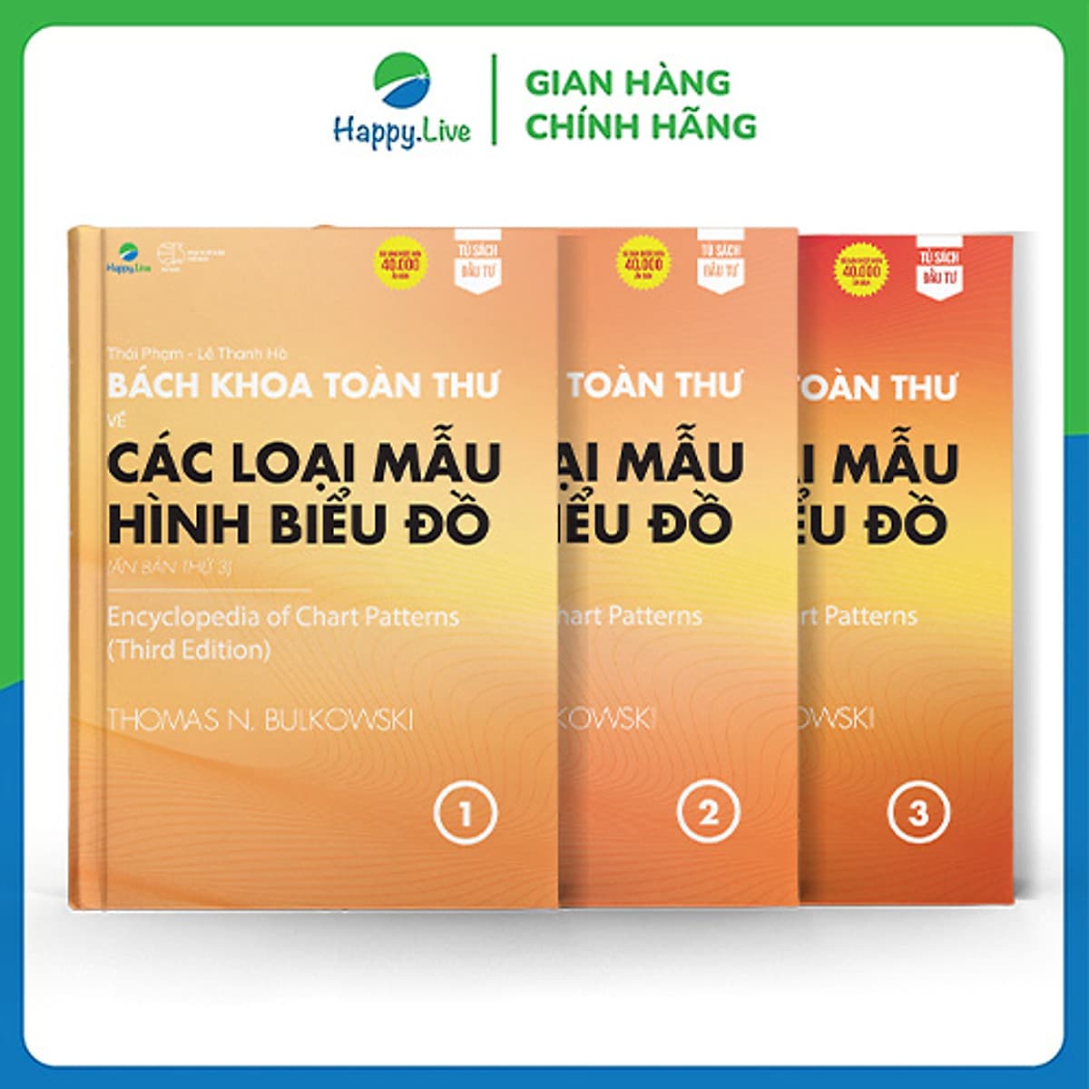 Bìa sách Bách khoa toàn thư về các loại mẫu hình biểu đồ (Gồm 3 cuốn) - Happy Live