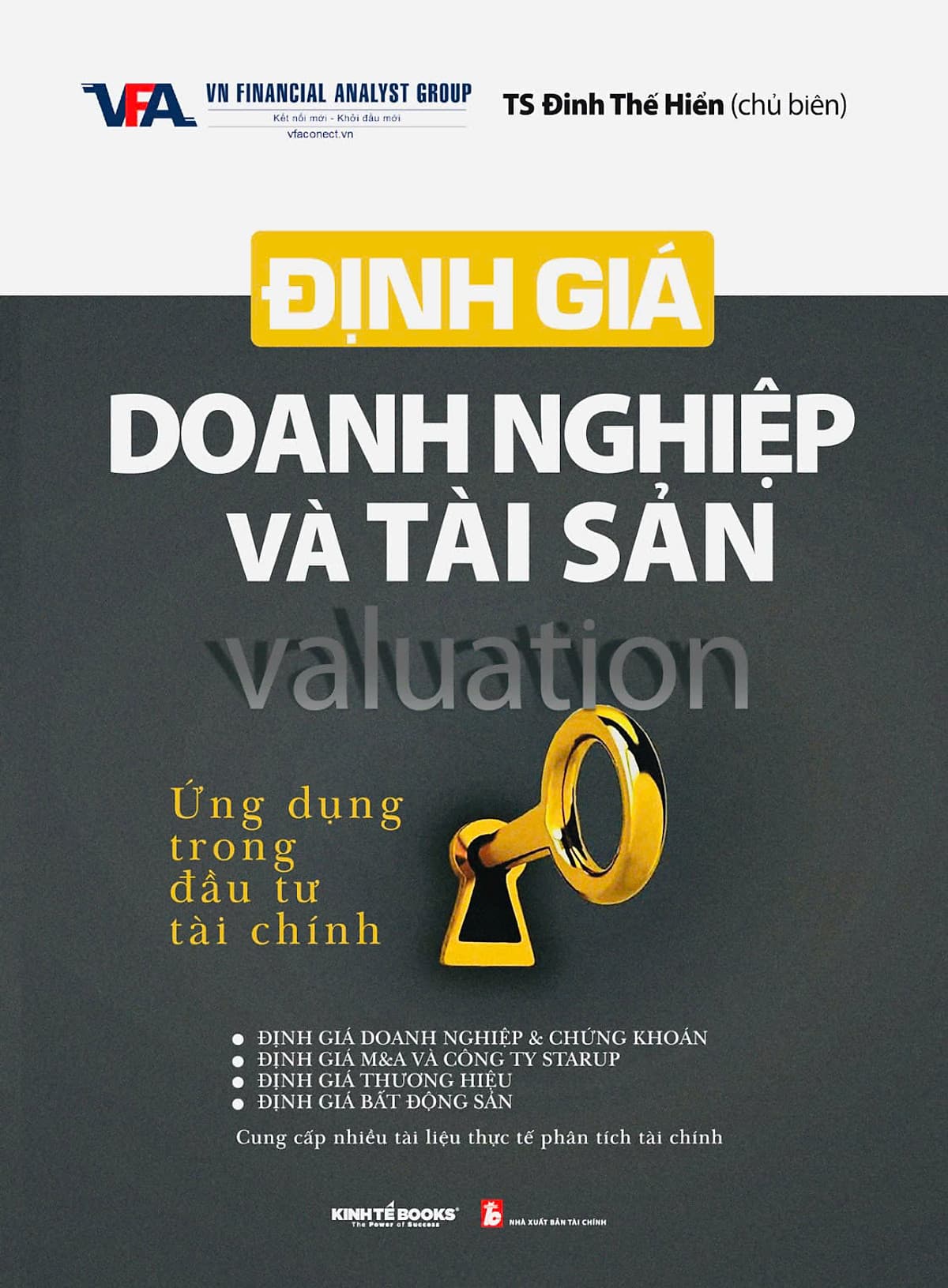 Bìa sách Định Giá Doanh Nghiệp Và Tài Sản - Ứng Dụng Trong Đầu Tư Tài Chính