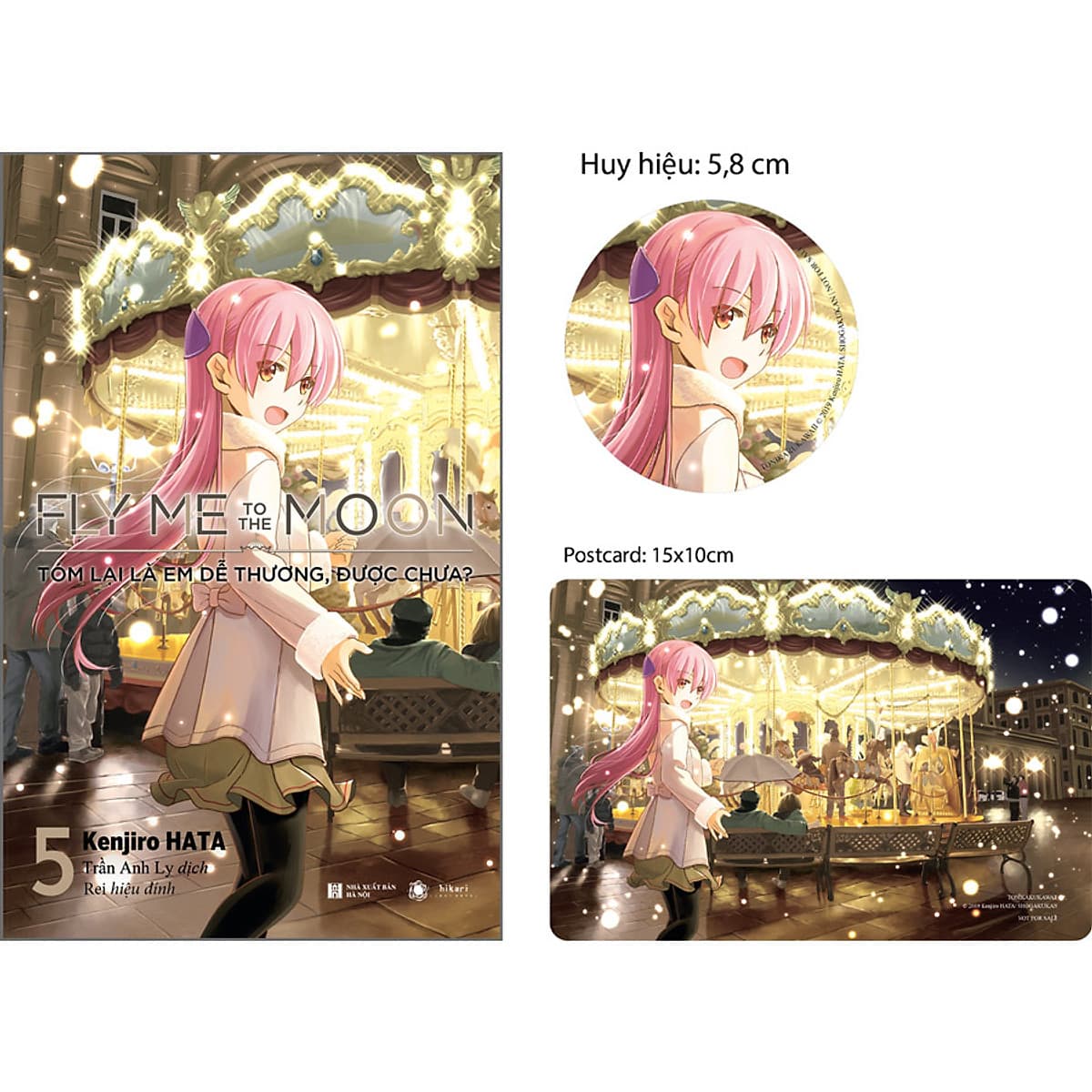 Bìa sách Fly Me To The Moon - Tóm Lại Là Em Dễ Thương, Được Chưa - Tập 5