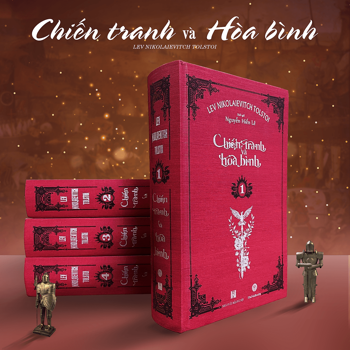 Bìa sách TRỌN BỘ SÁCH: CHIẾN TRANH VÀ HÒA BÌNH - Lev Nikolaievitch Tolstoi