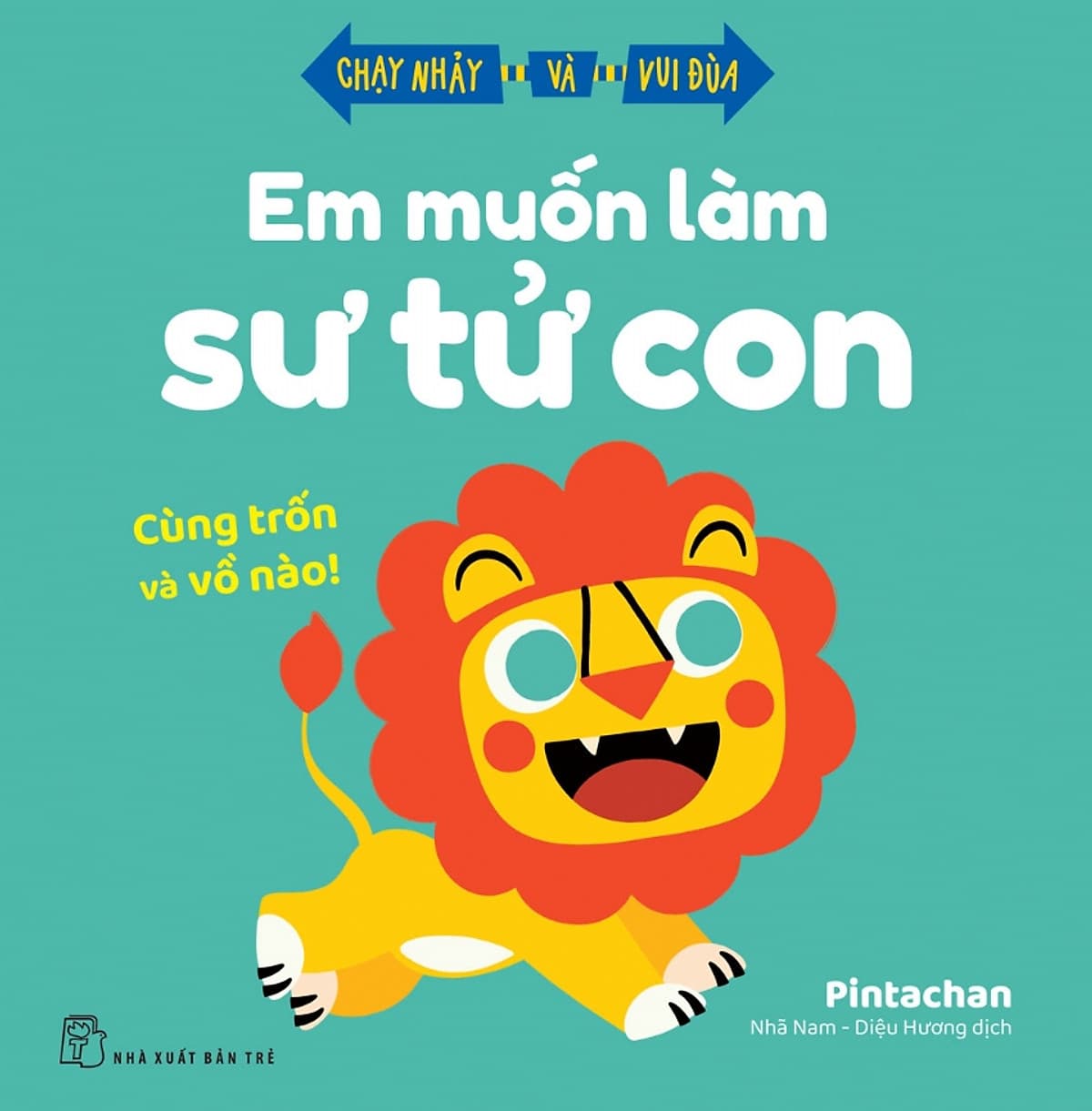 Bìa sách tương tác Chạy nhảy và Vui đùa