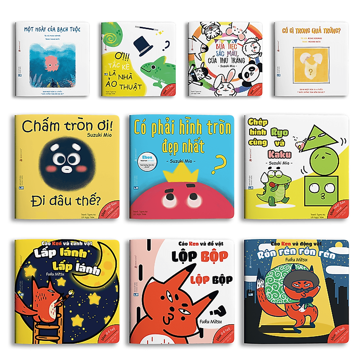 Bìa sách Full bộ Ehon Nhật Bản cho bé 0-6 tuổi thông minh, sáng tạo