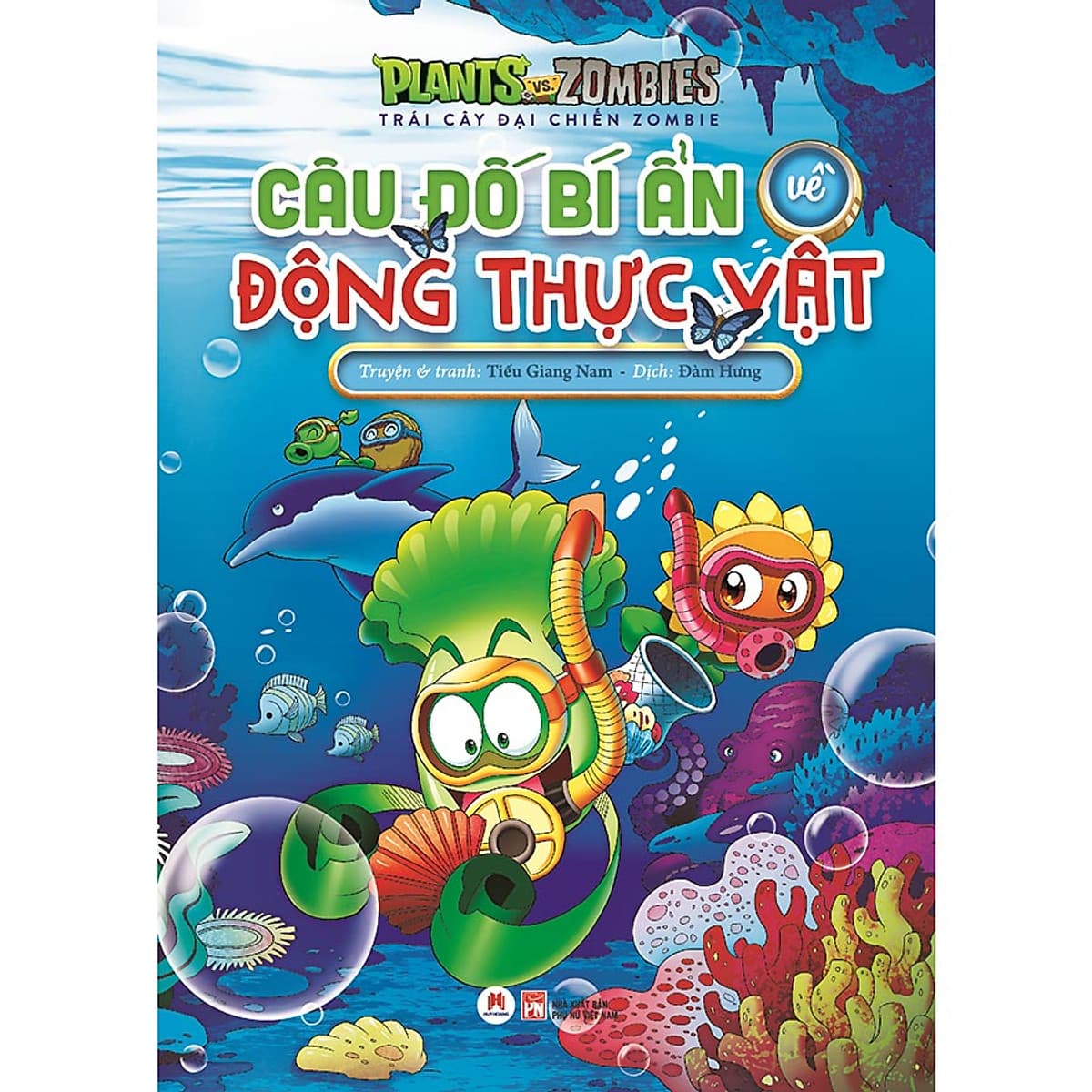 Bìa sách Trái Cây Đại Chiến Zombie - Câu Đố Bí Ẩn Về Động Thực Vật