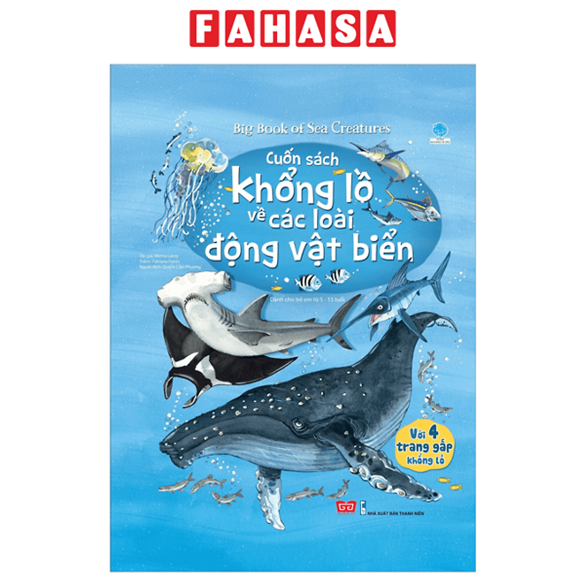 Bìa sách Tương Tác - Big Book - Cuốn Sách Khổng Lồ Về Các Loài Động Vật Biển