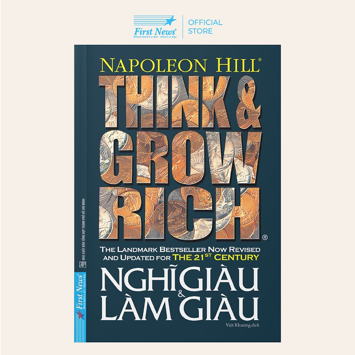 Bìa sách Nghĩ Giàu & Làm Giàu (Khổ Nhỏ)