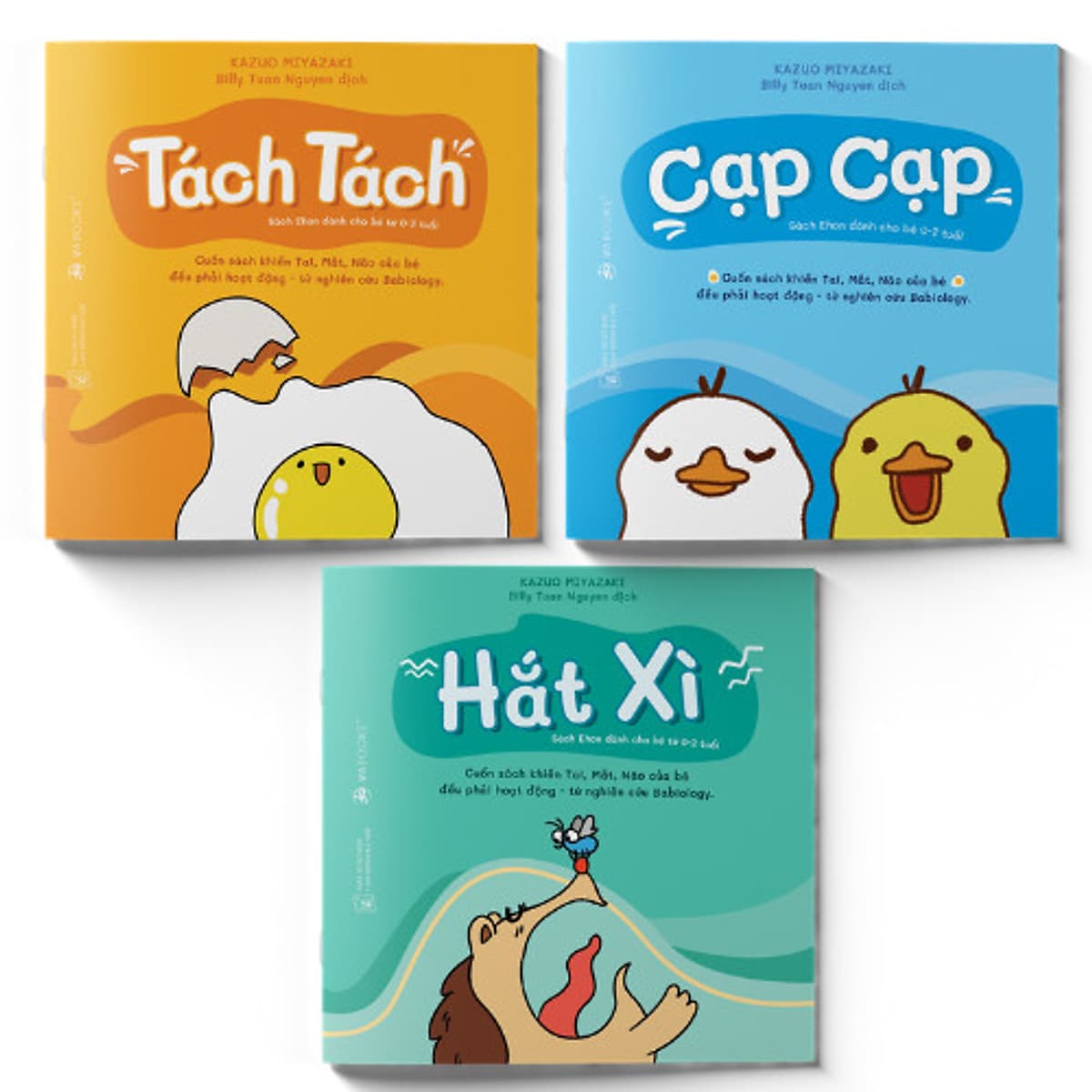 Bìa sách Ehon - Combo 3 cuốn Thật bất ngờ - Dành cho trẻ từ 0 - 2 tuổi