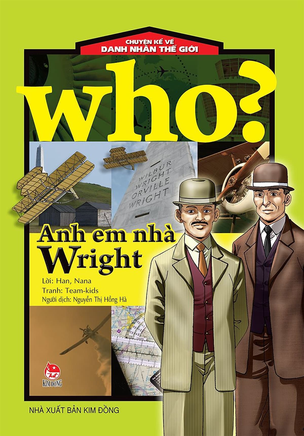 Bìa sách Chuyện Kể Về Danh Nhân Thế Giới: Who? Anh Em Nhà Wright