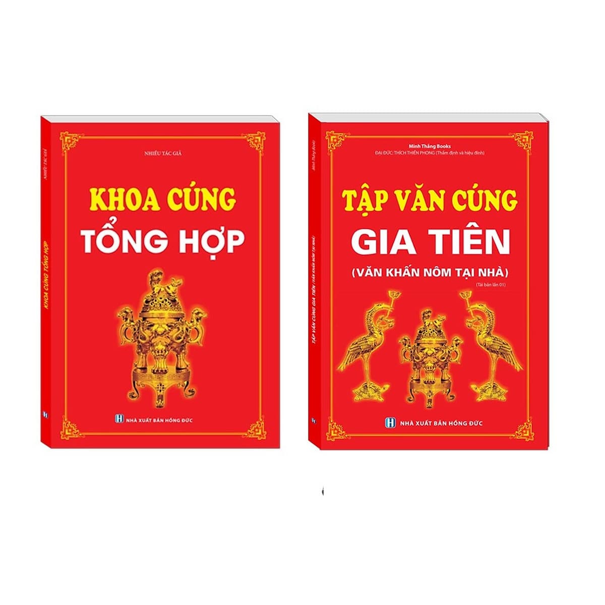 Bìa sách Combo Khoa cúng tổng hợp ,Tập văn cúng gia tiên (Văn khấn nôm tại nhà)