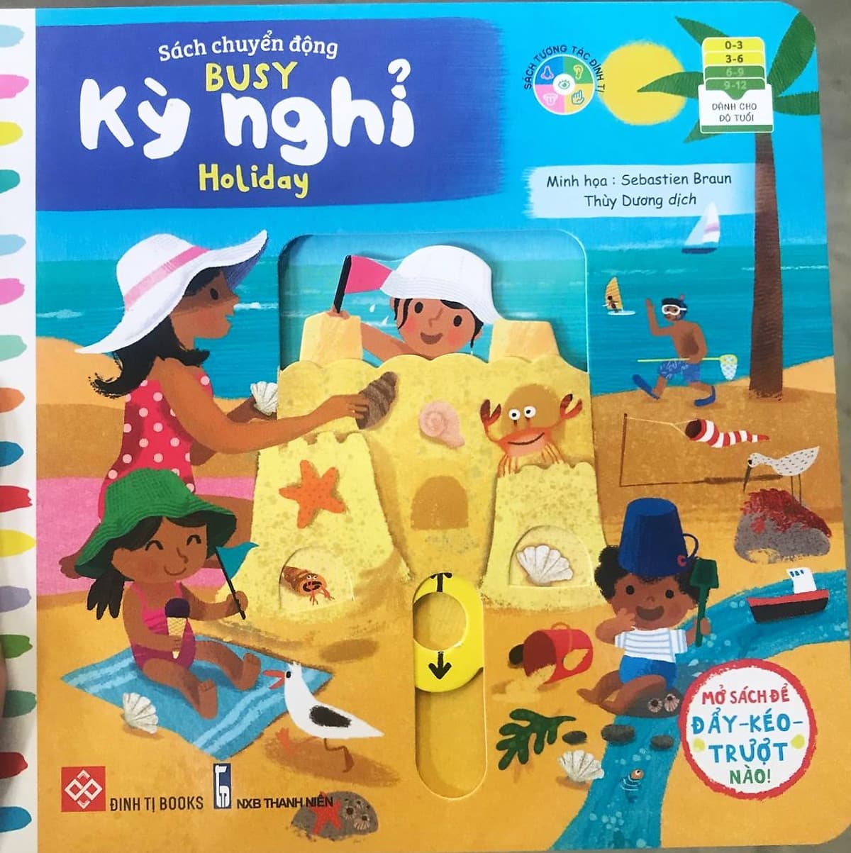 Bìa sách Tương Tác - Sách Chuyển Động - Busy - Holiday - Kỳ Nghỉ