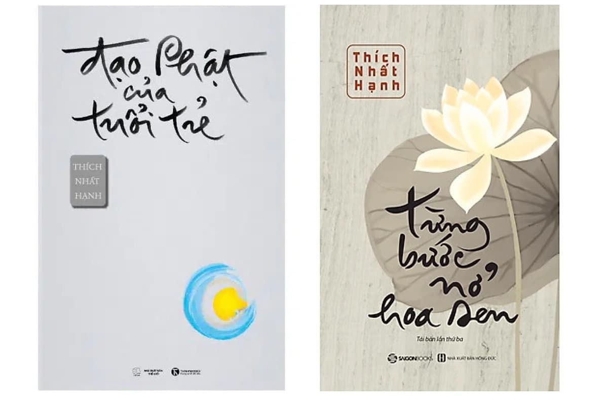 Bìa sách Combo 2Q: Đạo Phật Của Tuổi Trẻ + Từng Bước Nở Hoa Sen - Thiền Sư Thích Nhất Hạnh