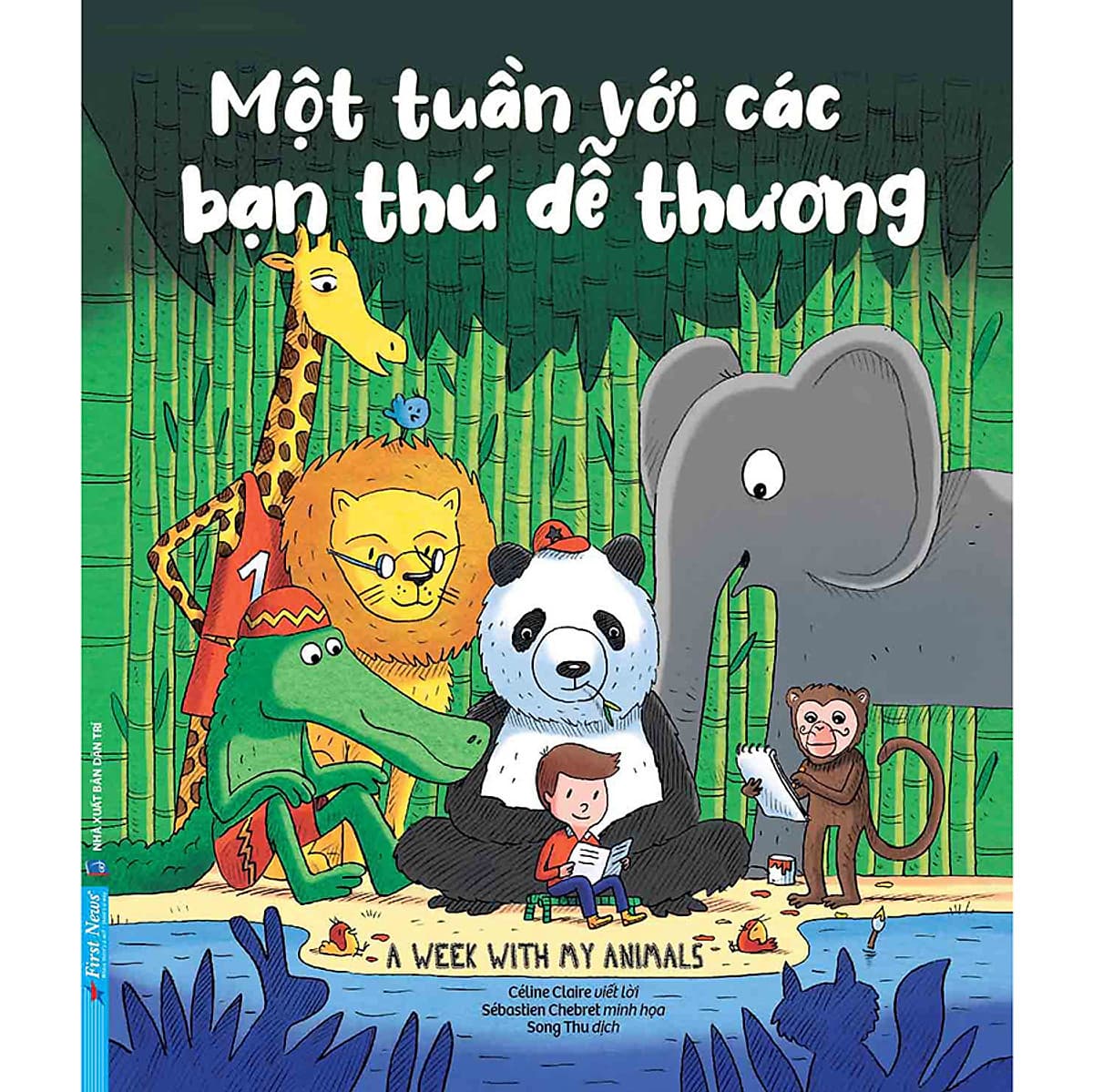 Bìa sách Một Tuần Với Các Bạn Thú Dễ Thương