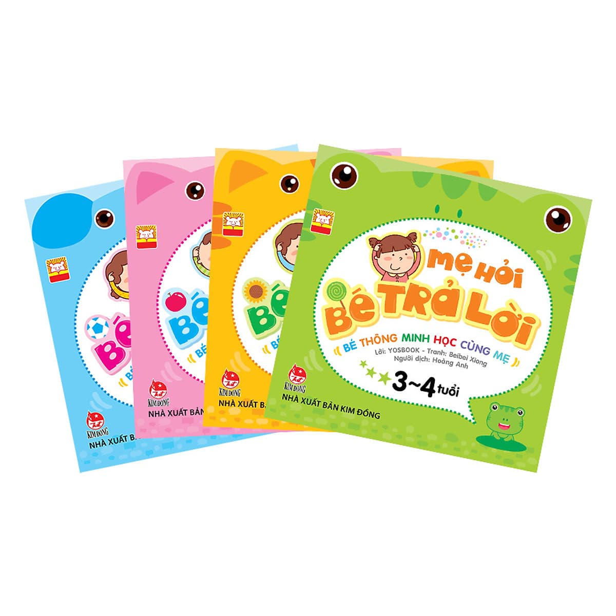 Bìa sách Combo Mẹ Hỏi Bé Trả Lời (4 Cuốn)