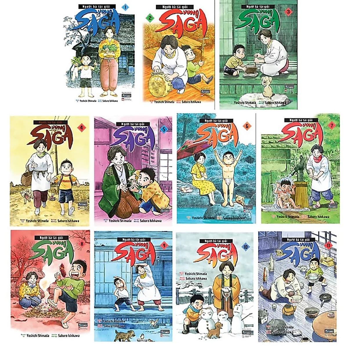Bìa sách Combo 11 Tập: Người Bà Tài Giỏi Vùng Saga