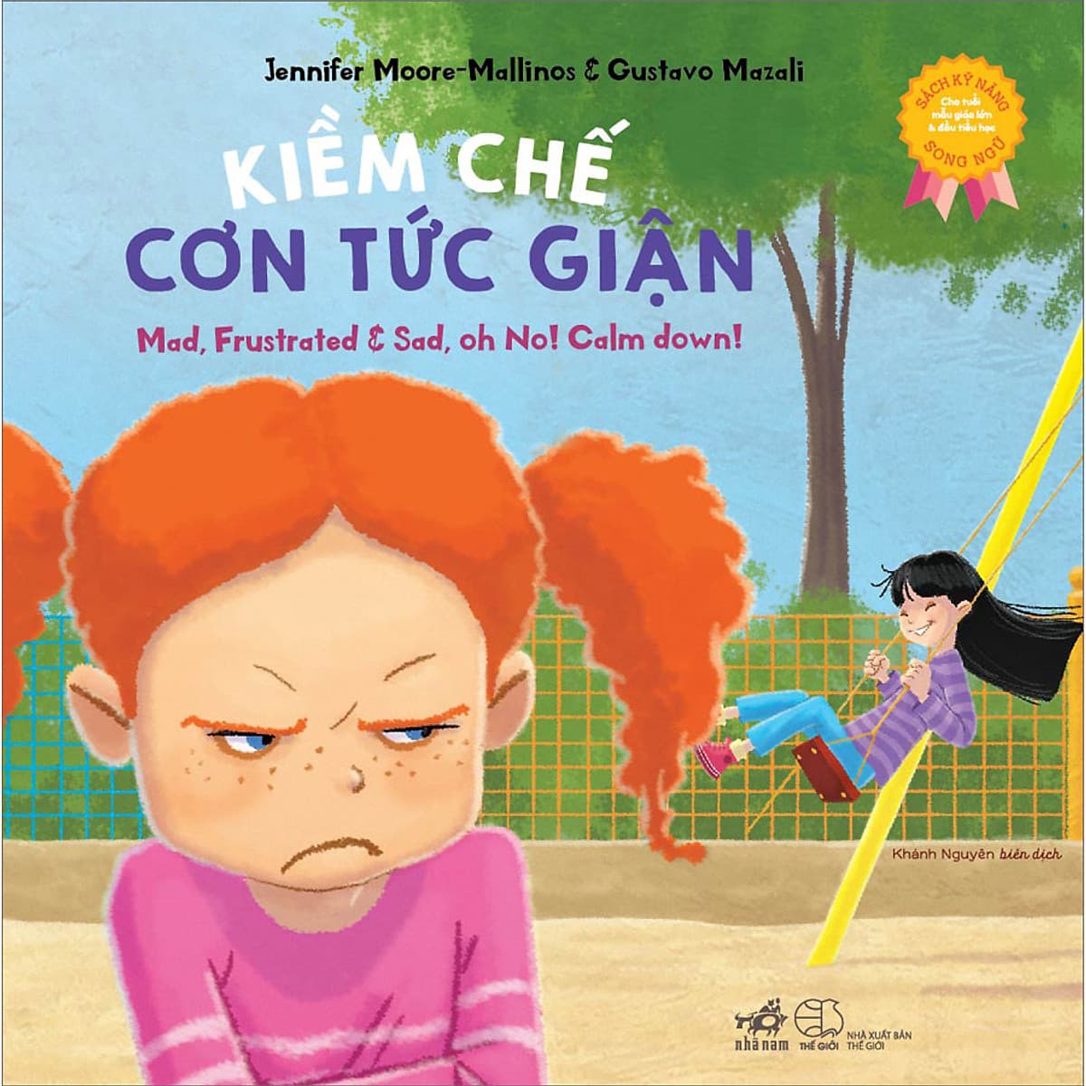 Bìa sách kỹ năng song ngữ - Kiềm chế cơn tức giận