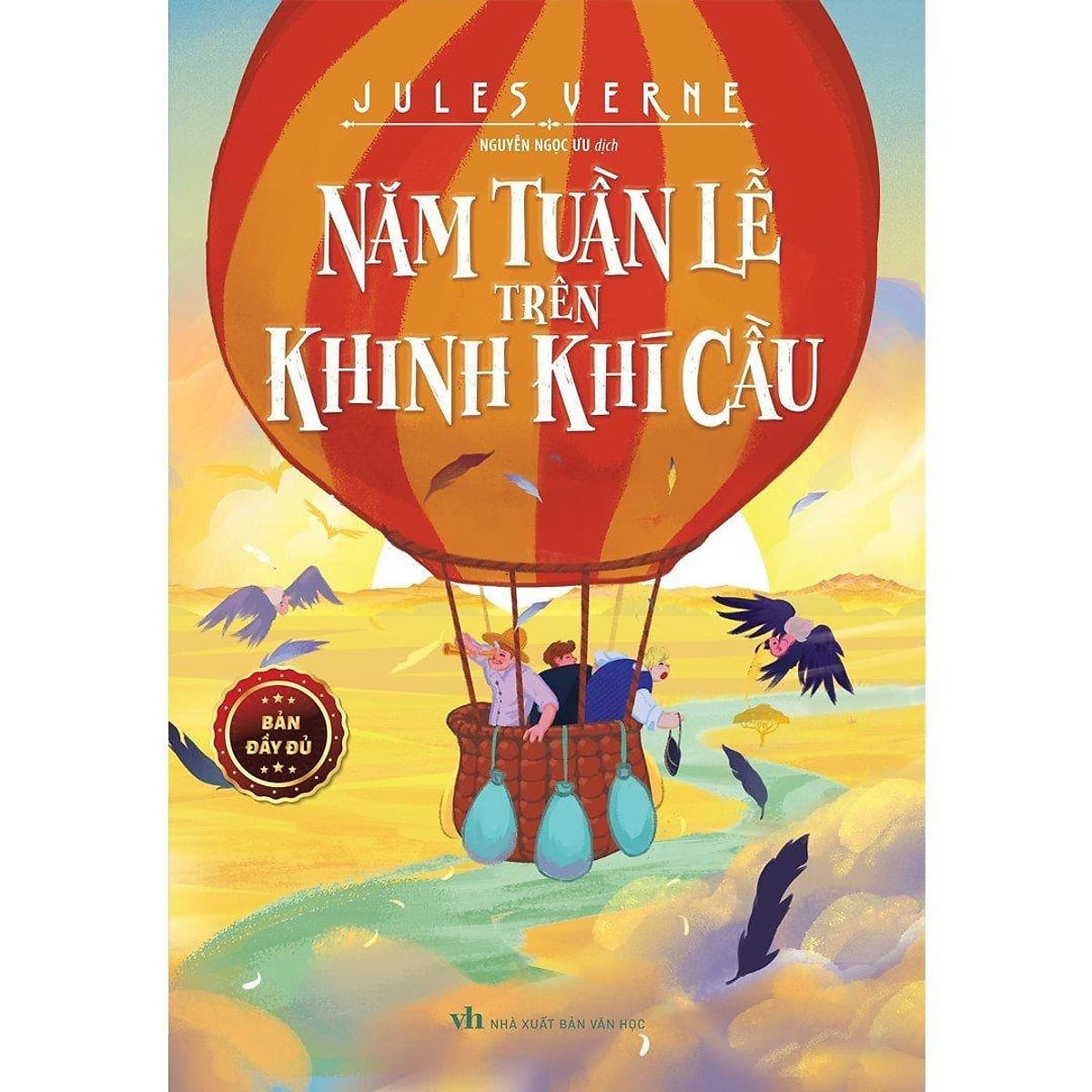 Bìa sách Năm Tuần Lễ Trên Khinh Khí Cầu