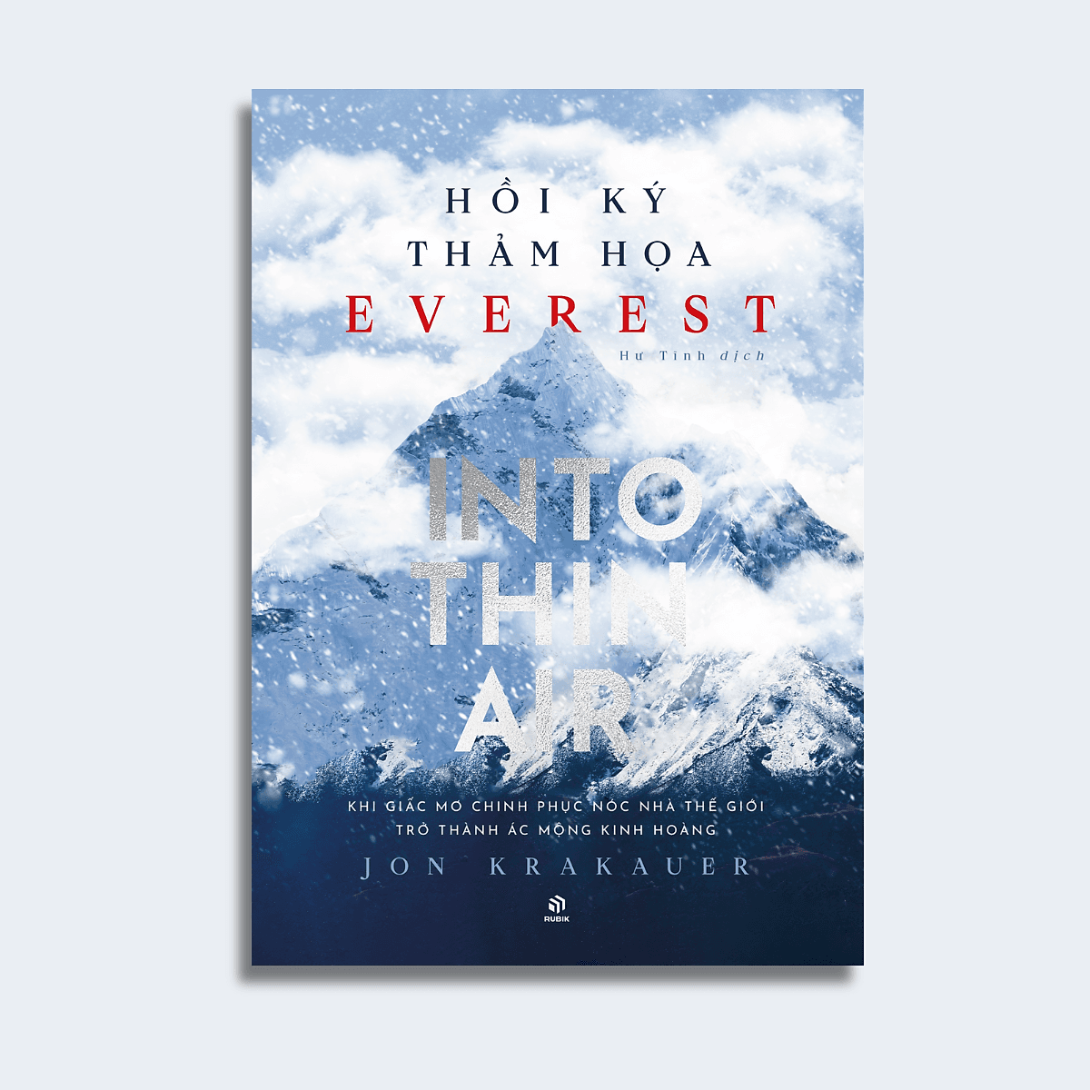 Bìa sách Hồi Ký Thảm Họa Everest