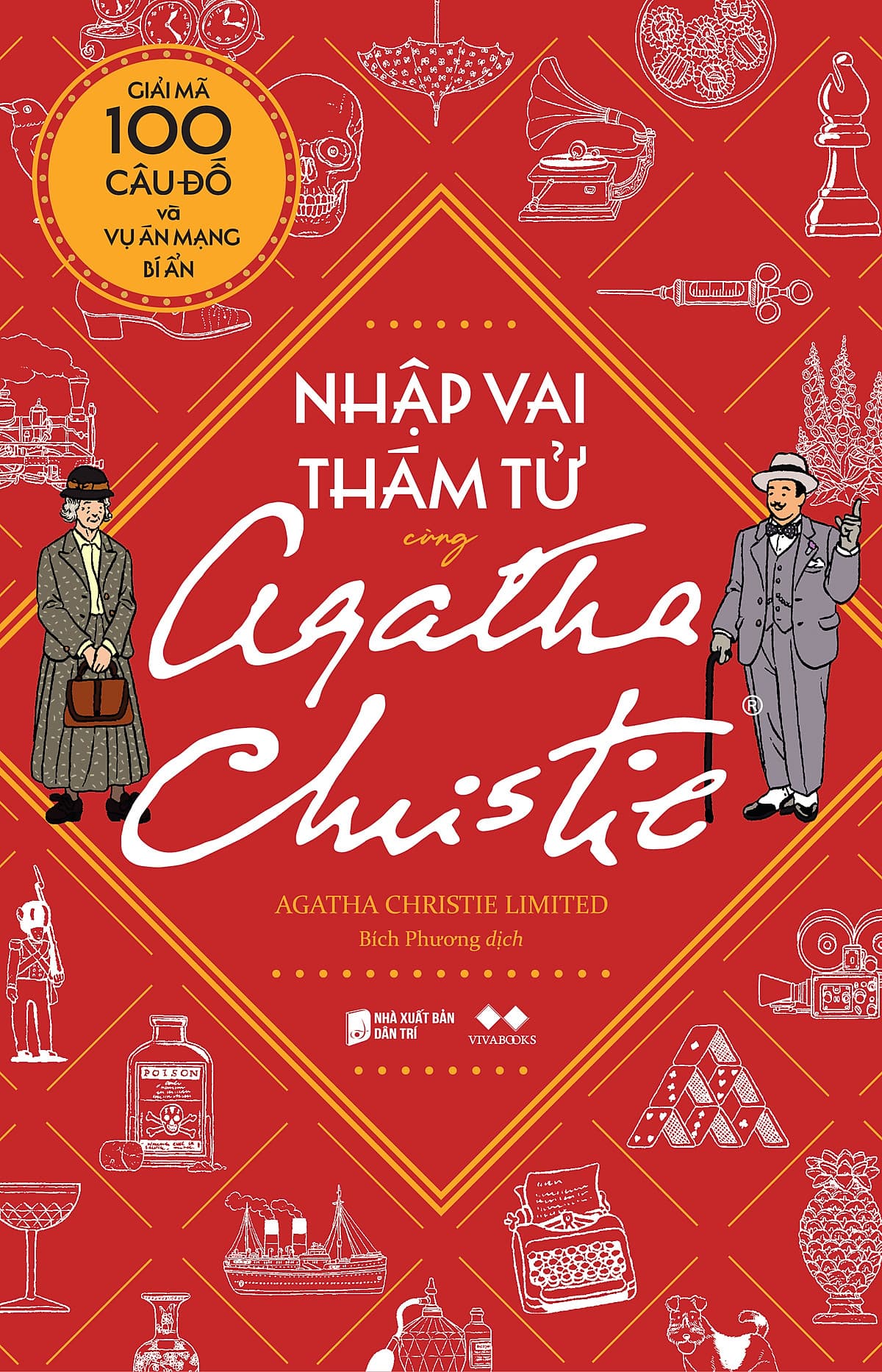 Bìa sách Nhập Vai Thám Tử Cùng Agatha Christie