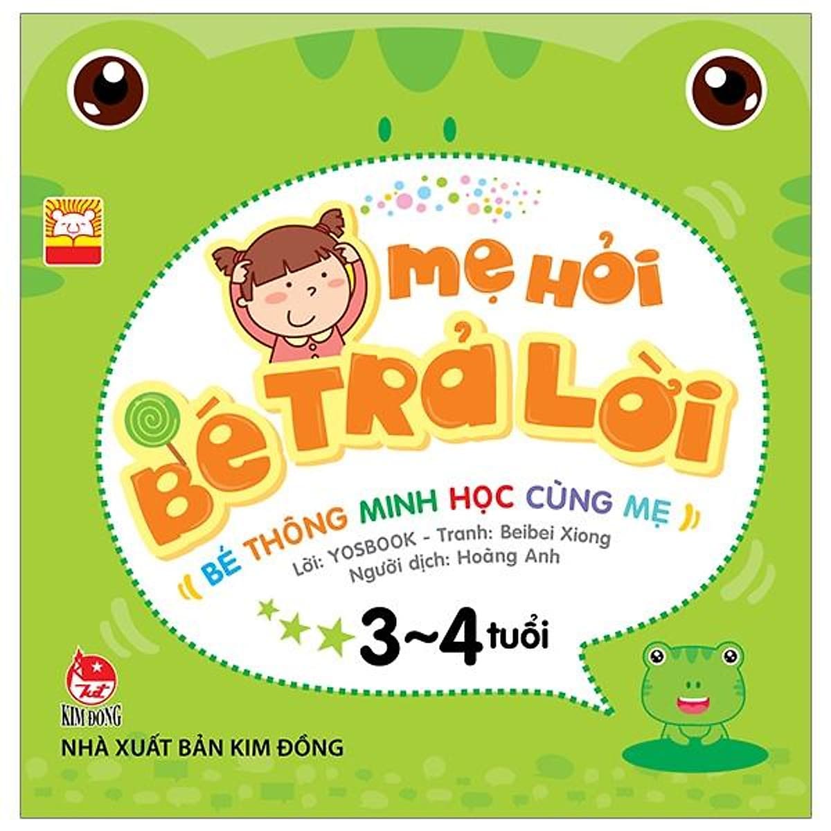 Bìa sách Mẹ Hỏi Bé Trả Lời 3-4 Tuổi