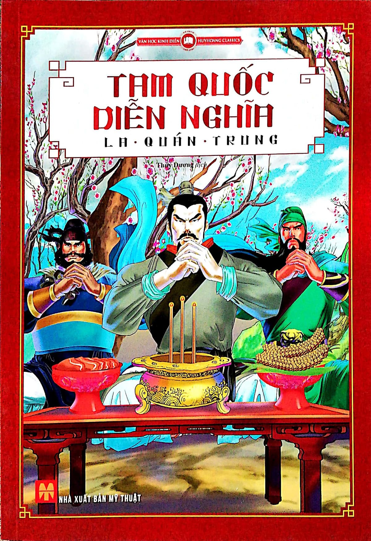 Bìa sách Tam Quốc Diễn Nghĩa (Huy Hoàng)