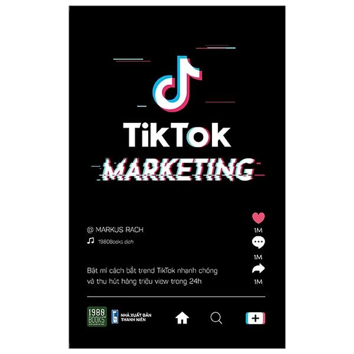 Bìa sách Tiktok Marketing