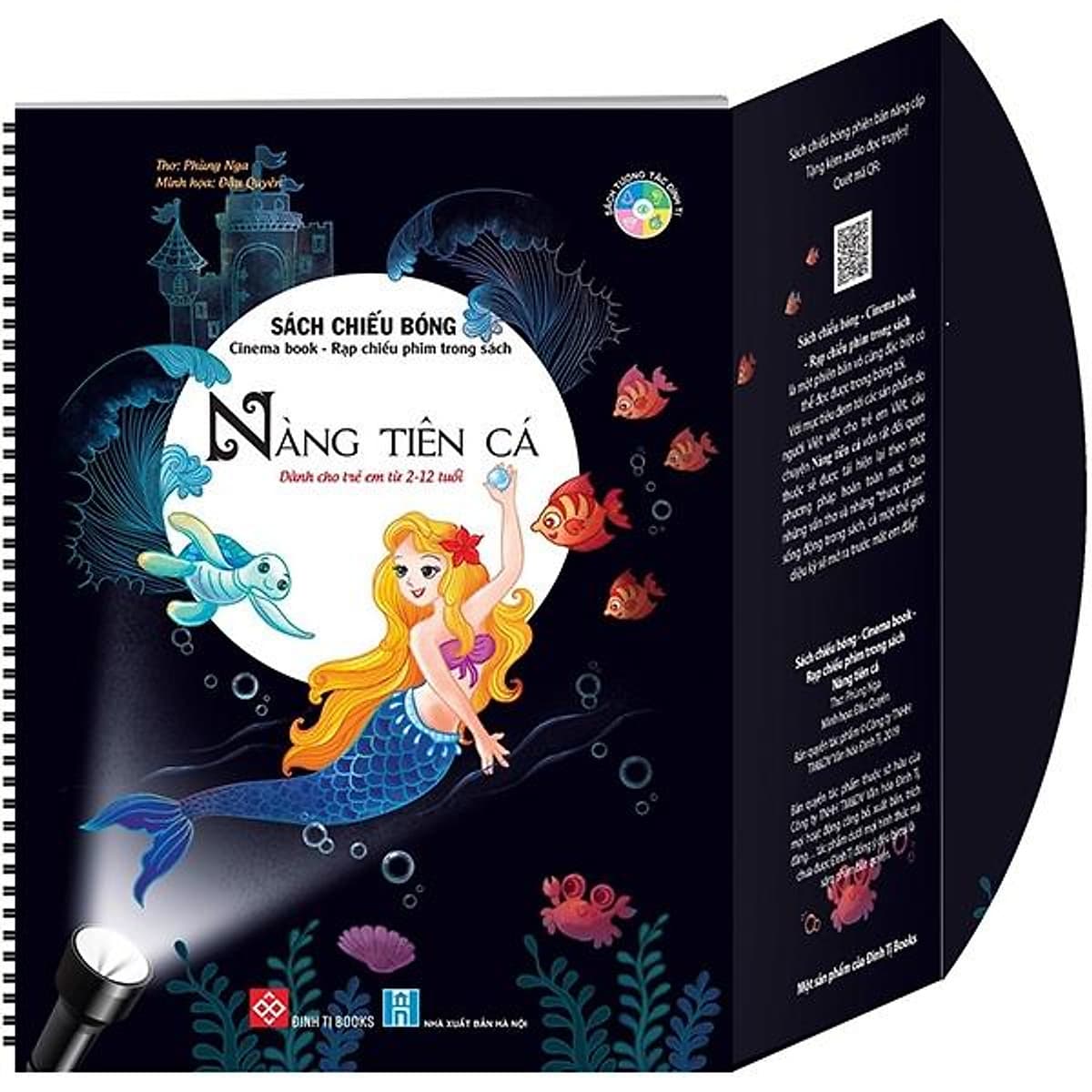 Bìa sách Tương Tác - Sách Chiếu Bóng - Cinema Book - Rạp Chiếu Phim Trong Sách - Nàng Tiên Cá
