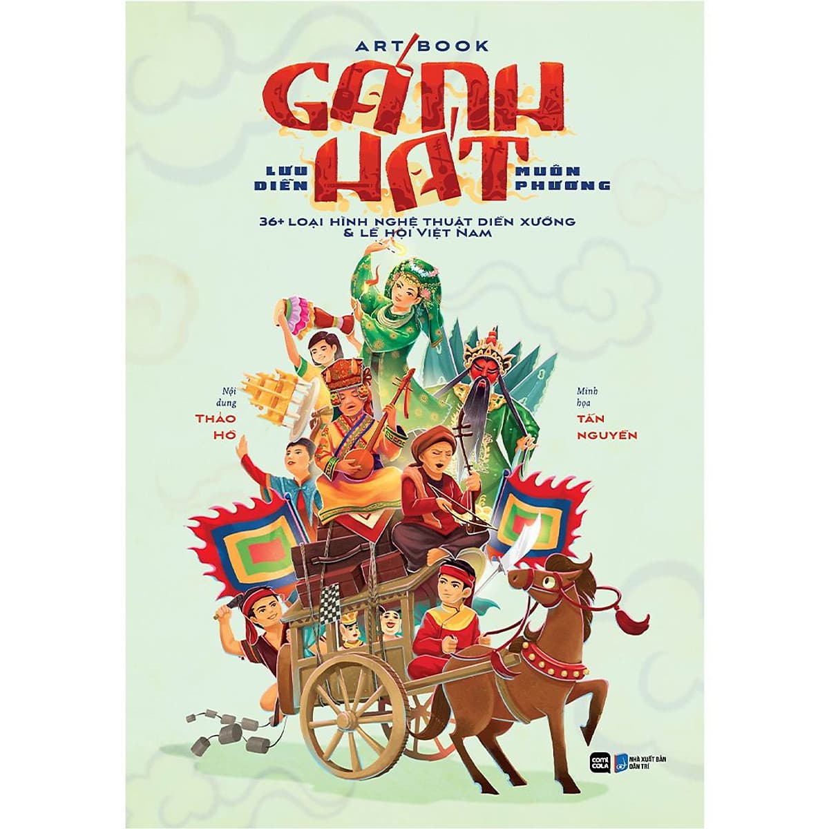 Bìa sách Artbook Gánh Hát Lưu Diễn Muôn Phương