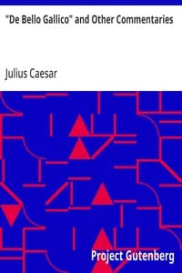 Bìa sách "De Bello Gallico" and Other Commentaries