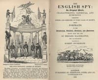 Bìa sách The English spy : : b an original work characteristic, satirical, and humorous. Comprising scenes and sketches in every rank of society, being portraits drawn from the life