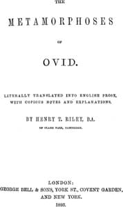Bìa sách The Metamorphoses of Ovid, Books I-VII