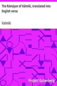 Bìa sách The Rámáyan of Válmíki, translated into English verse