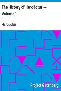 Bìa sách The History of Herodotus — Volume 1