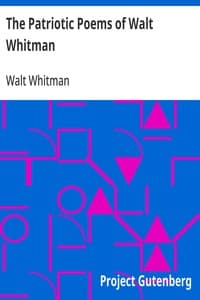Bìa sách The Patriotic Poems of Walt Whitman