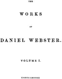 Bìa sách The Works of Daniel Webster, Volume 1