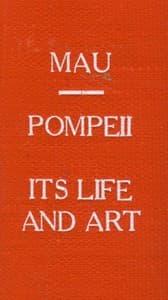 Bìa sách Pompeii, Its Life and Art