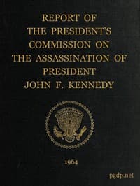 Bìa sách Report of the President's Commission on the Assassination of President John F. Kennedy