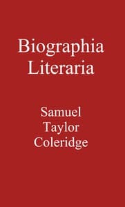 Bìa sách Biographia Literaria