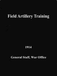 Bìa sách Field Artillery Training. 1914
