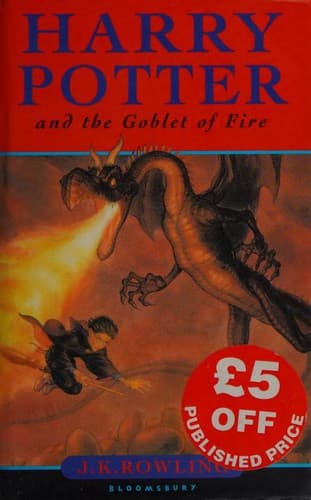 Bìa sách Harry Potter and the Goblet of Fire