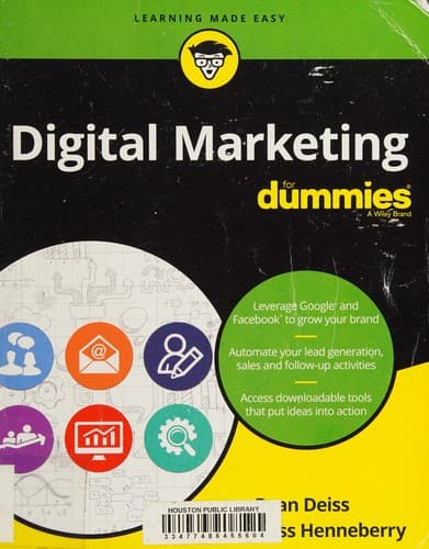 Bìa sách Digital marketing for dummies