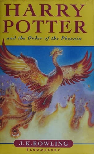 Bìa sách Harry Potter and the Order of the Phoenix