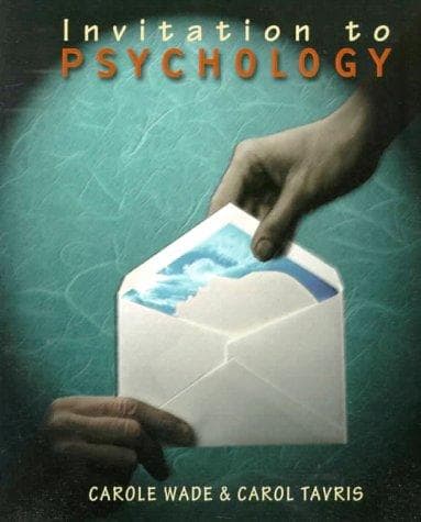Bìa sách Invitation to Psychology