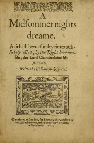 Bìa sách A Midsummer Night's Dream