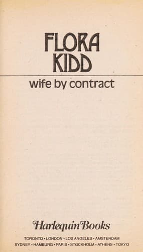 Bìa sách Wife by Contract