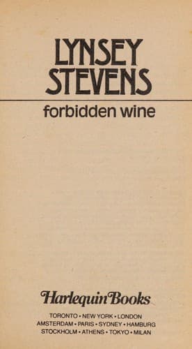 Bìa sách Forbidden Wine