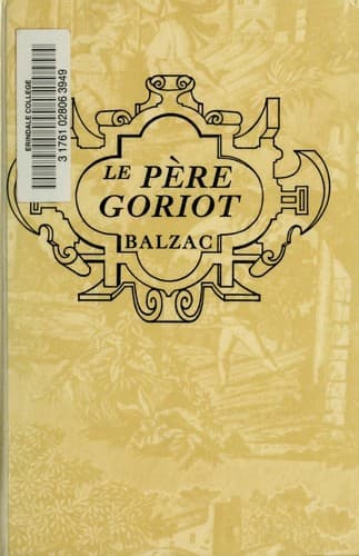 Bìa sách La père Goriot